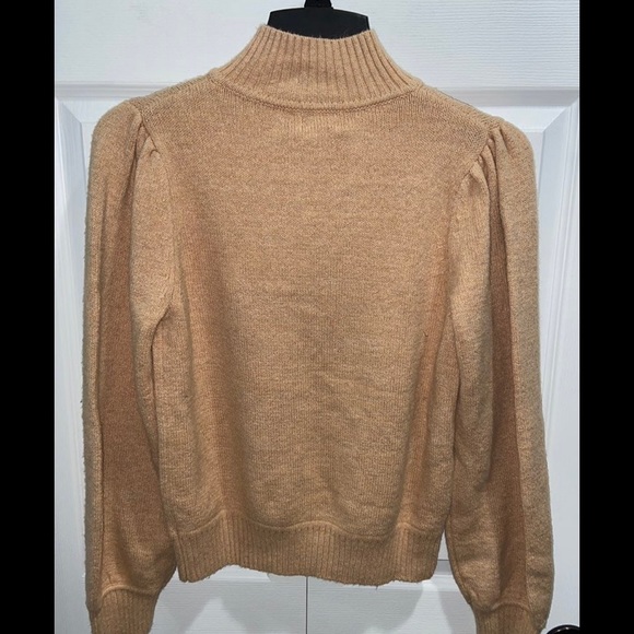 Universal Thread Quarter Zip Pullover Sweater - Women's XS - Peach - Picture 4 of 5